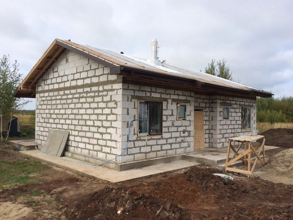 Строем дома времянка черновой чистовой