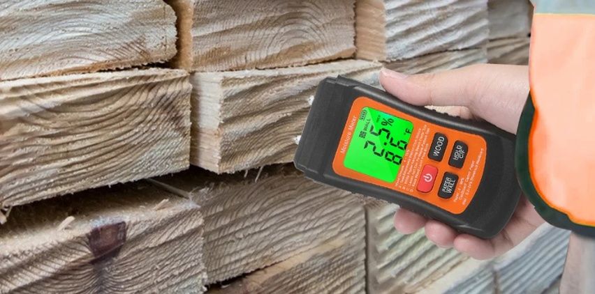 Измеритель влажности древесины, цифровой