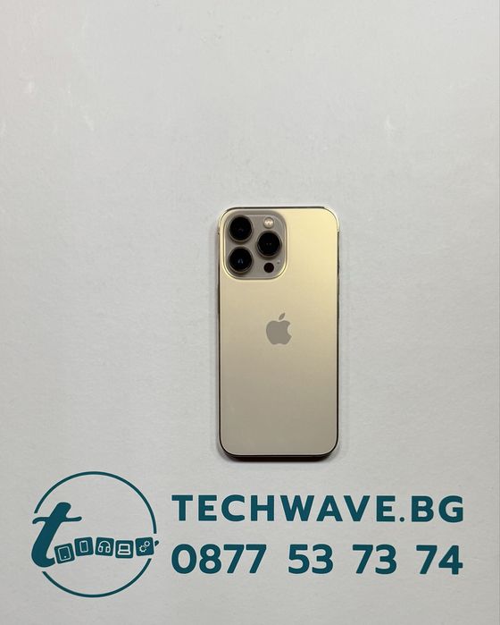 Apple iPhone 13 Pro 128GB Gold, втора употреба,