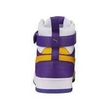 Puma Pantofi sport BASCHETI NR.43 insertii piele RBD Game Violet