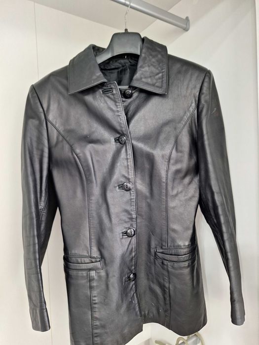 Дамско яке ест. кожа  L