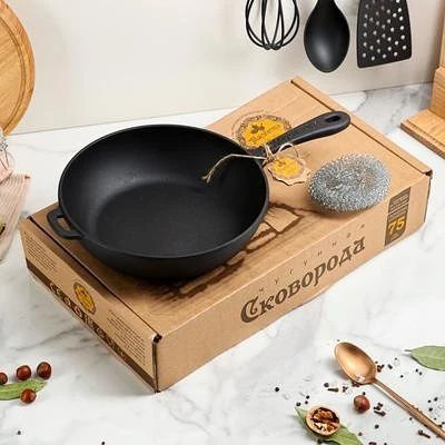 Сковороды чугунные