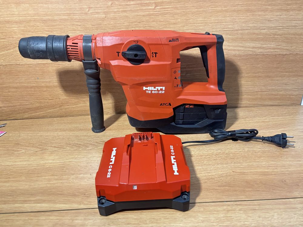 Rotopercutor hilti TE 60-22 nuron an 2023 baterie 12ah 2024