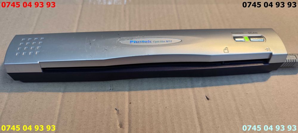 scanner portabil PLUSTEK OPTIKSLIM M12 scsa4601eu cu cablu usb win11