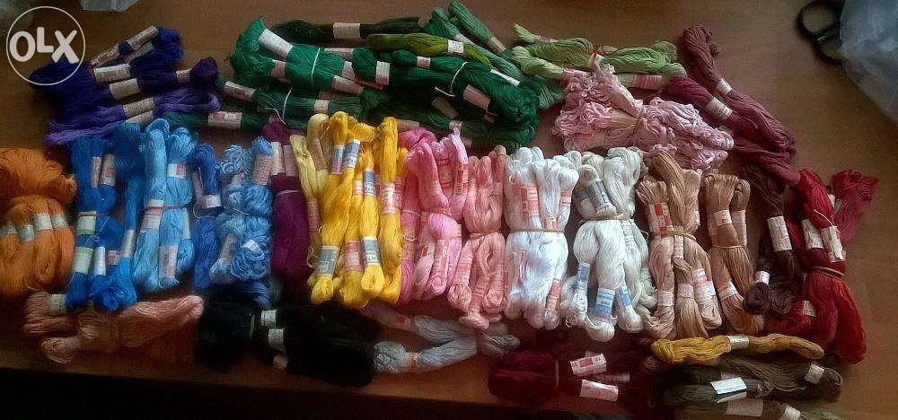 нитки мулине советские новые в моточках