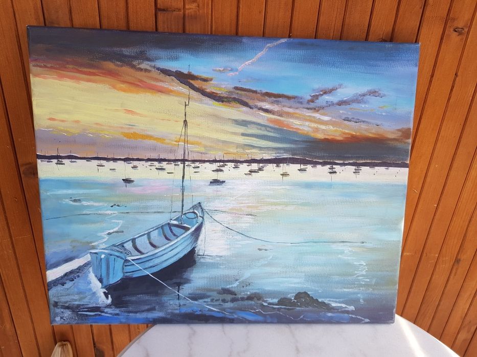 Маслена картина без рамка