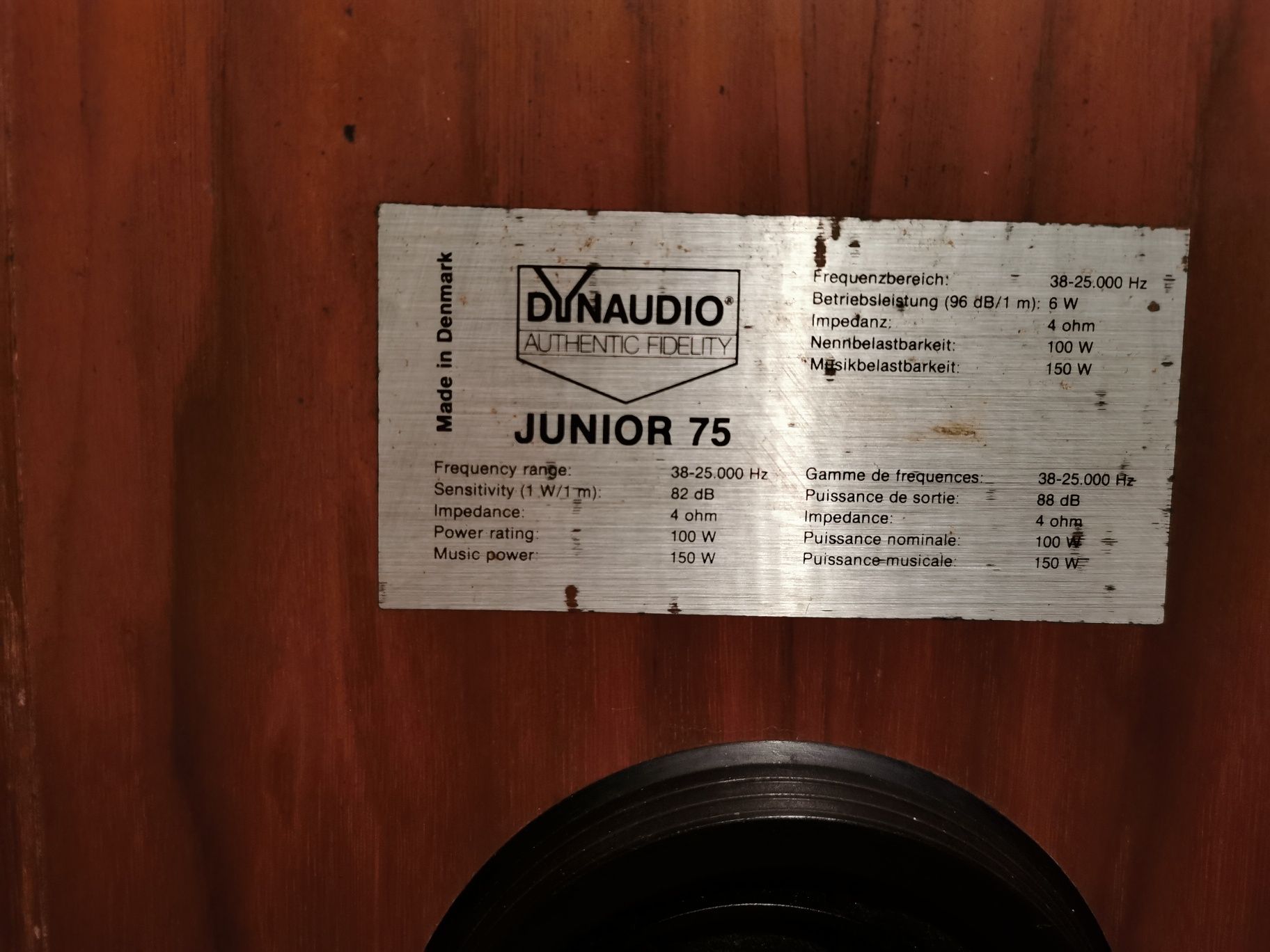 Тонколони Dynaudio Junior 75
