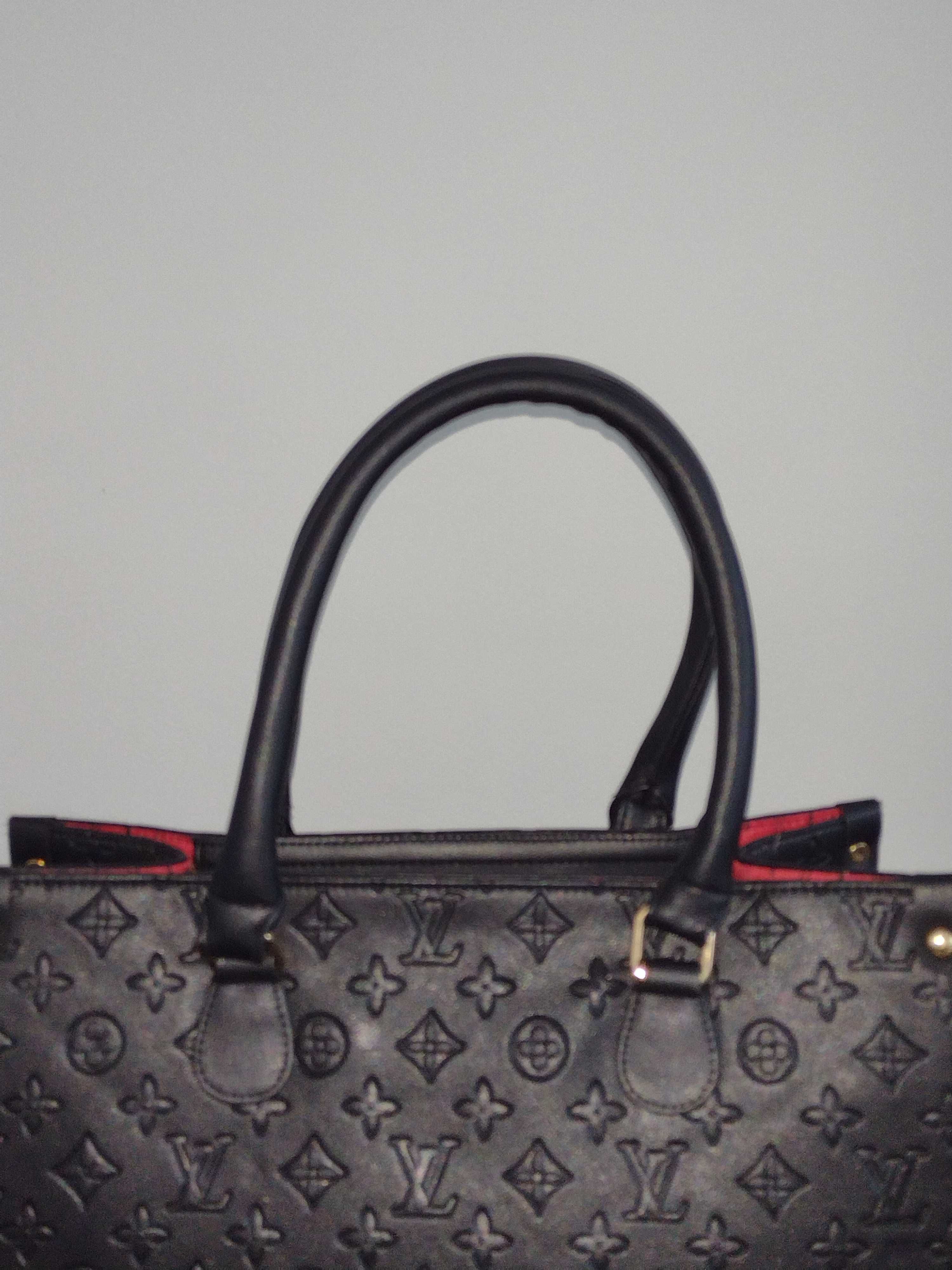 Geanta Louis Vuitton neagra de dama material sintetic noua