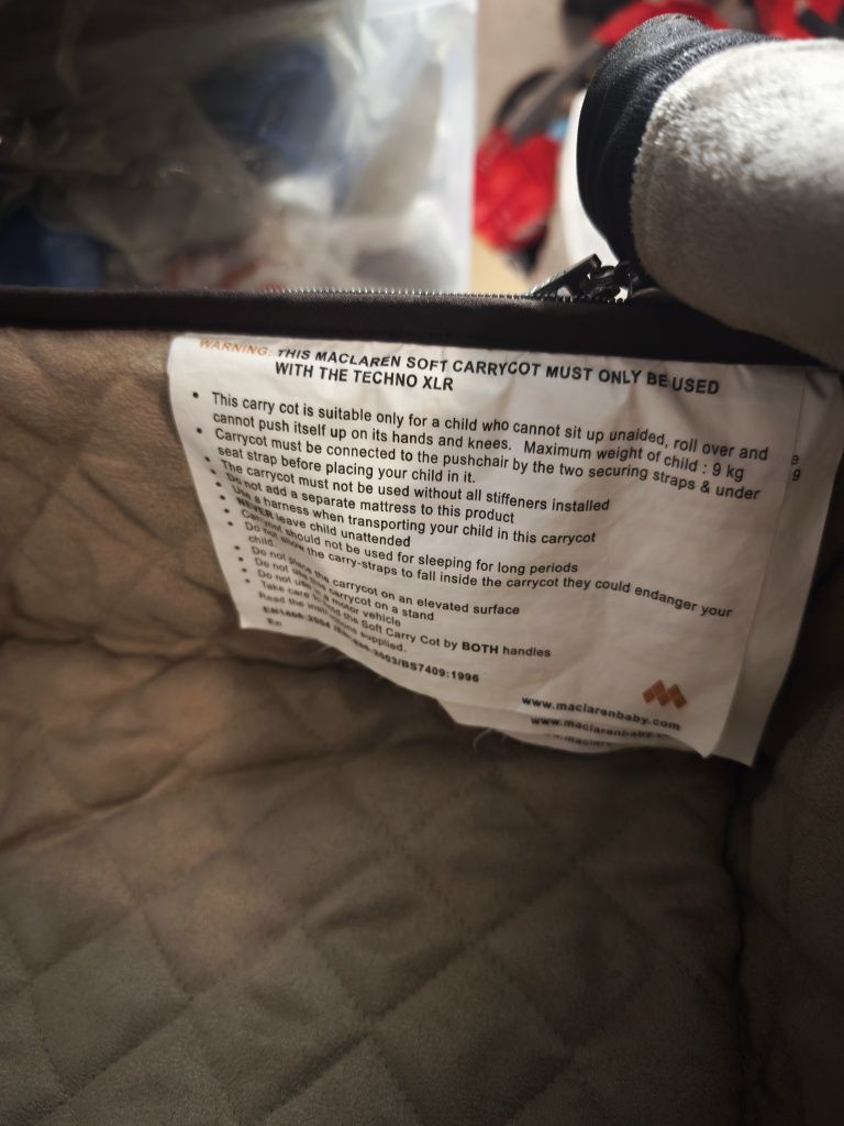 Кошче за Maclaren XLR carrycot