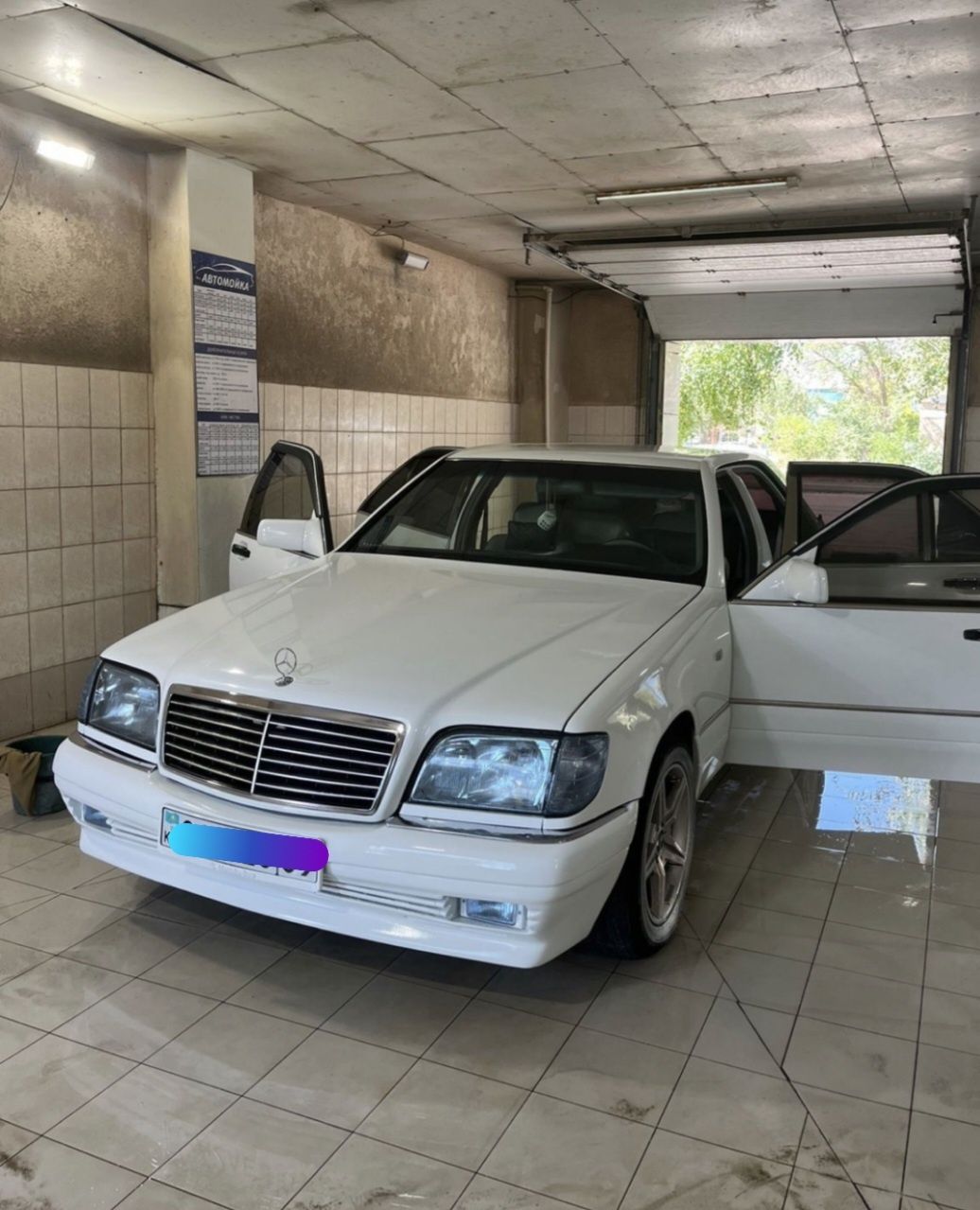 Бампер Мерс w140 Кабан