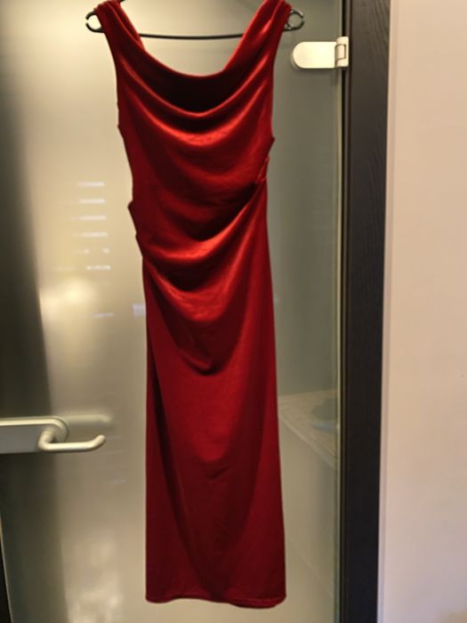 Calliope официална дълга червена рокля S размер