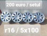 Jante aluminiu ORIGINALE r16 / Skoda Vw Audi Seat / 5x100