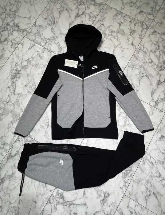 Trening Nike TECH Negru-Gri / Produs Nou cu eticheta / Bumbac