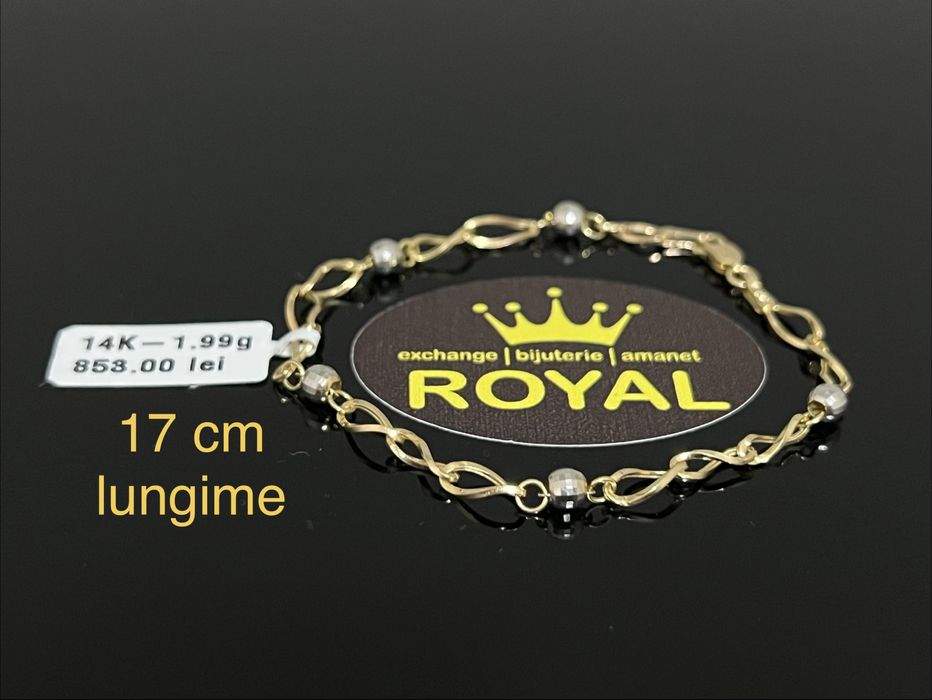 Bijuteria Royal CB : Bratara dama aur 14k 1,99 grame
