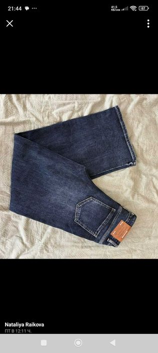 Прави дънки размер 38