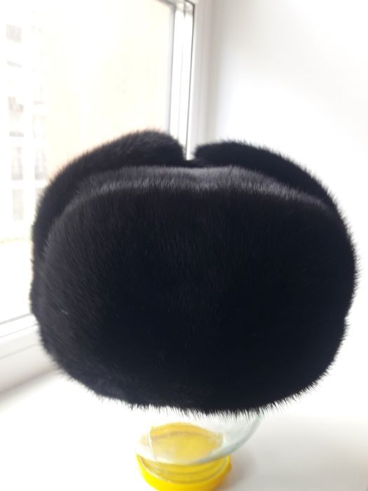 Норковая шапка-ушанка