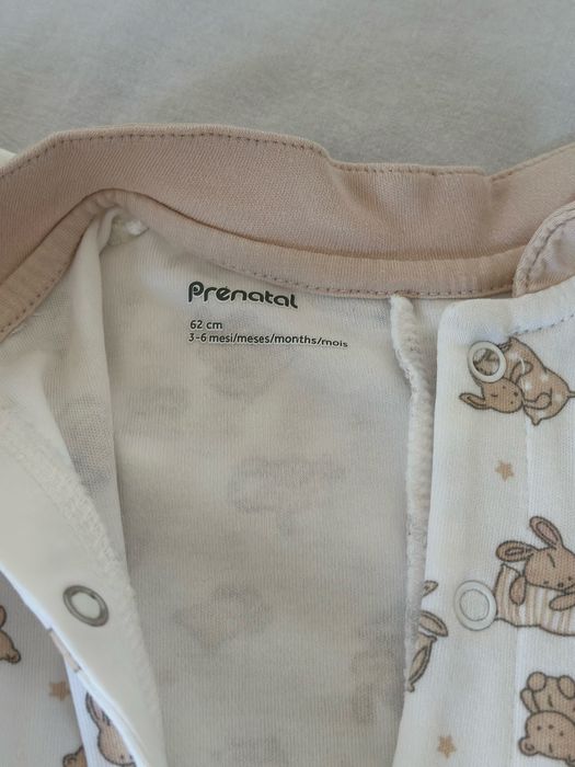 6бр Ромпъри за бебе 0-3м на марка Prènatal