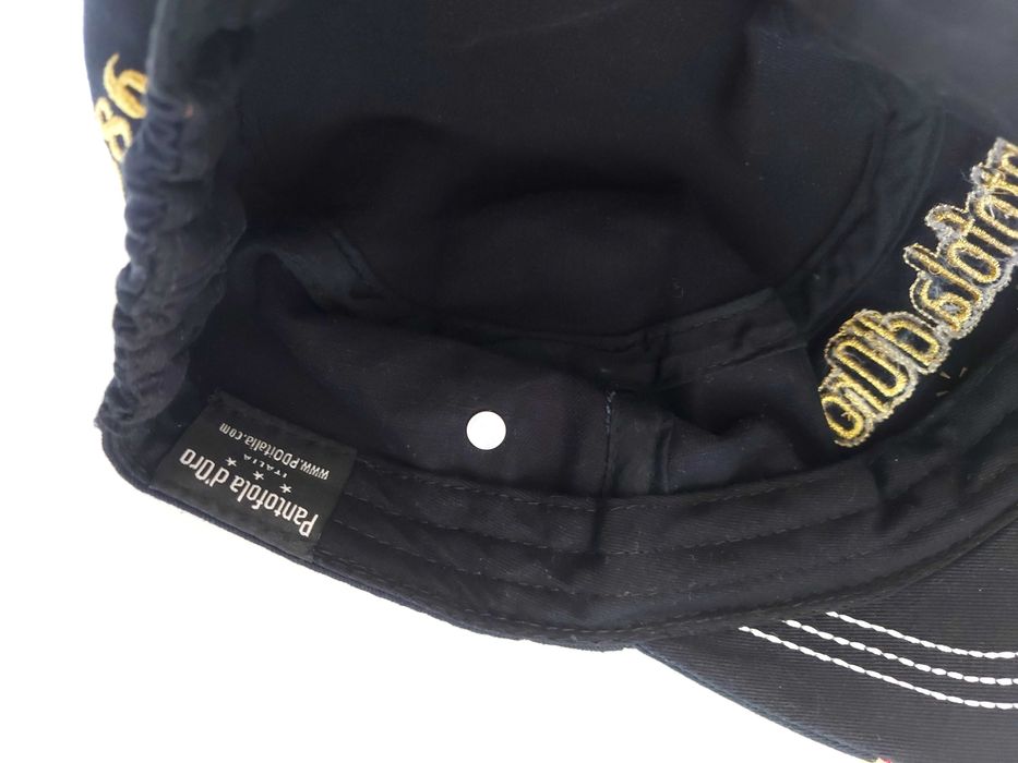 Шапка с козирка Pantofola D Oro , unisex 58 см бяла и черна