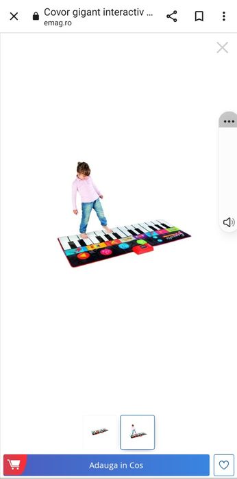 Covor gigant interactiv