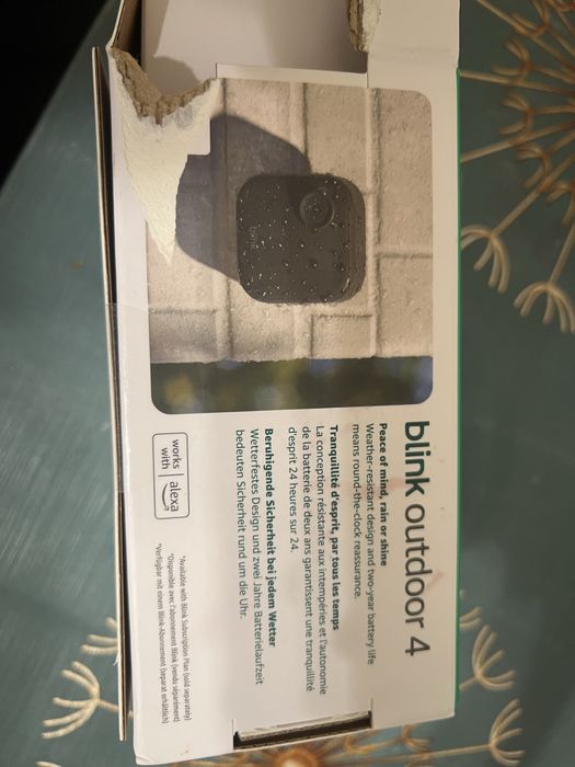 Cameră de supraveghere Blink Outdoor 4 – nouă, nefolosită