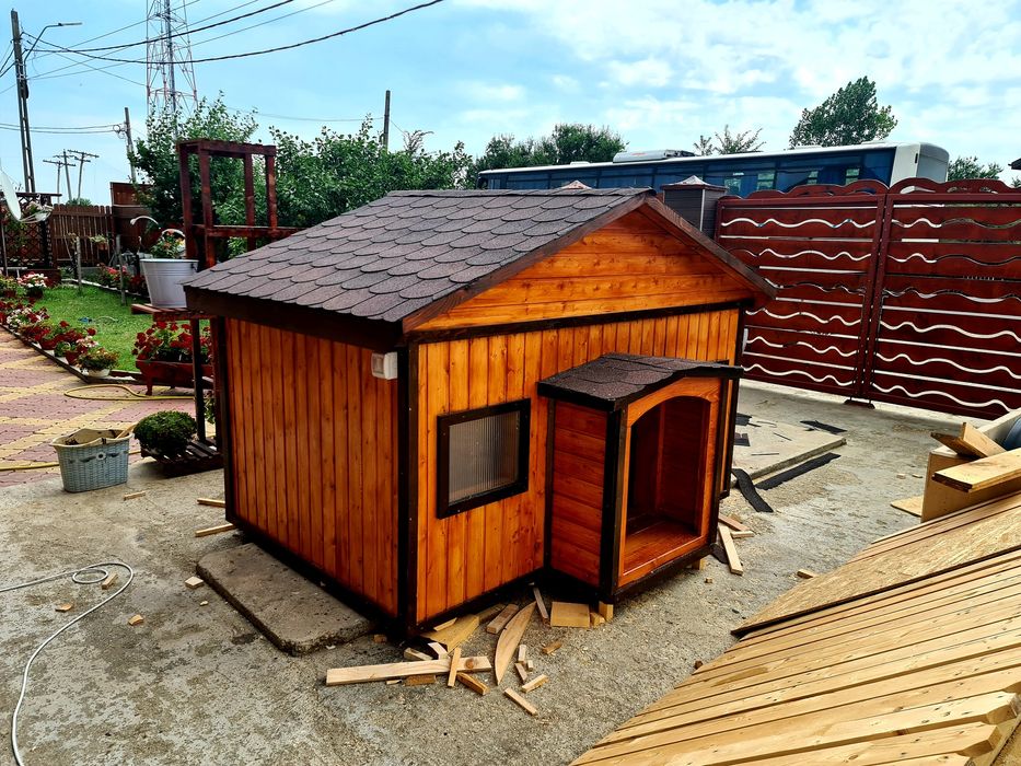 Cusca de caine XXL cu incalzire