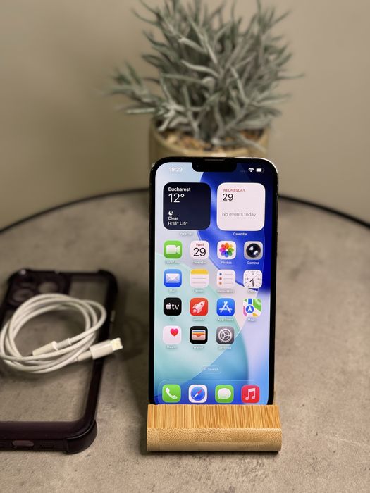 iPhone 13 Pro Max Graphite 256 |  91% /husa / cablu impecabil ca nou !