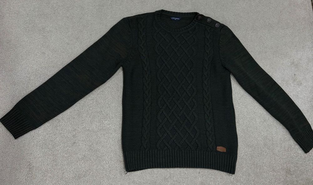 Свитер зелёный мужской