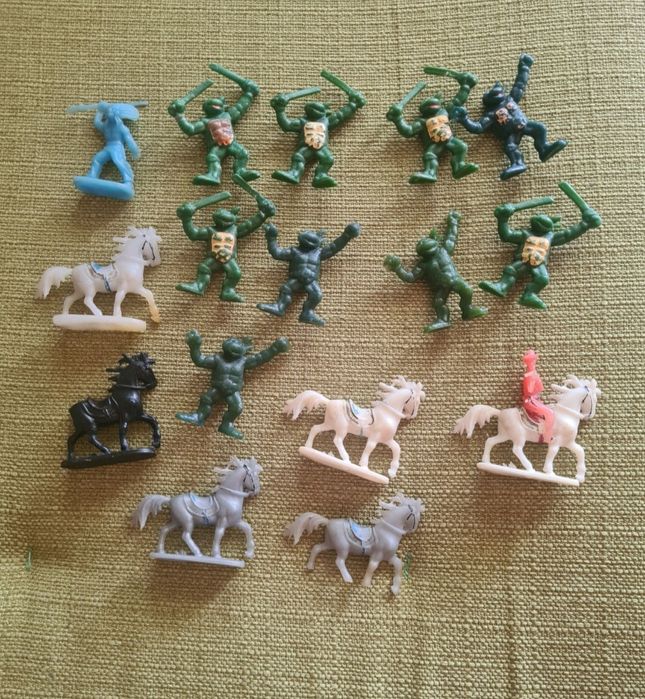 Jucarii Figurine Vechi Romanesti Testoasele Ninja Cai Indieni Cowboy
