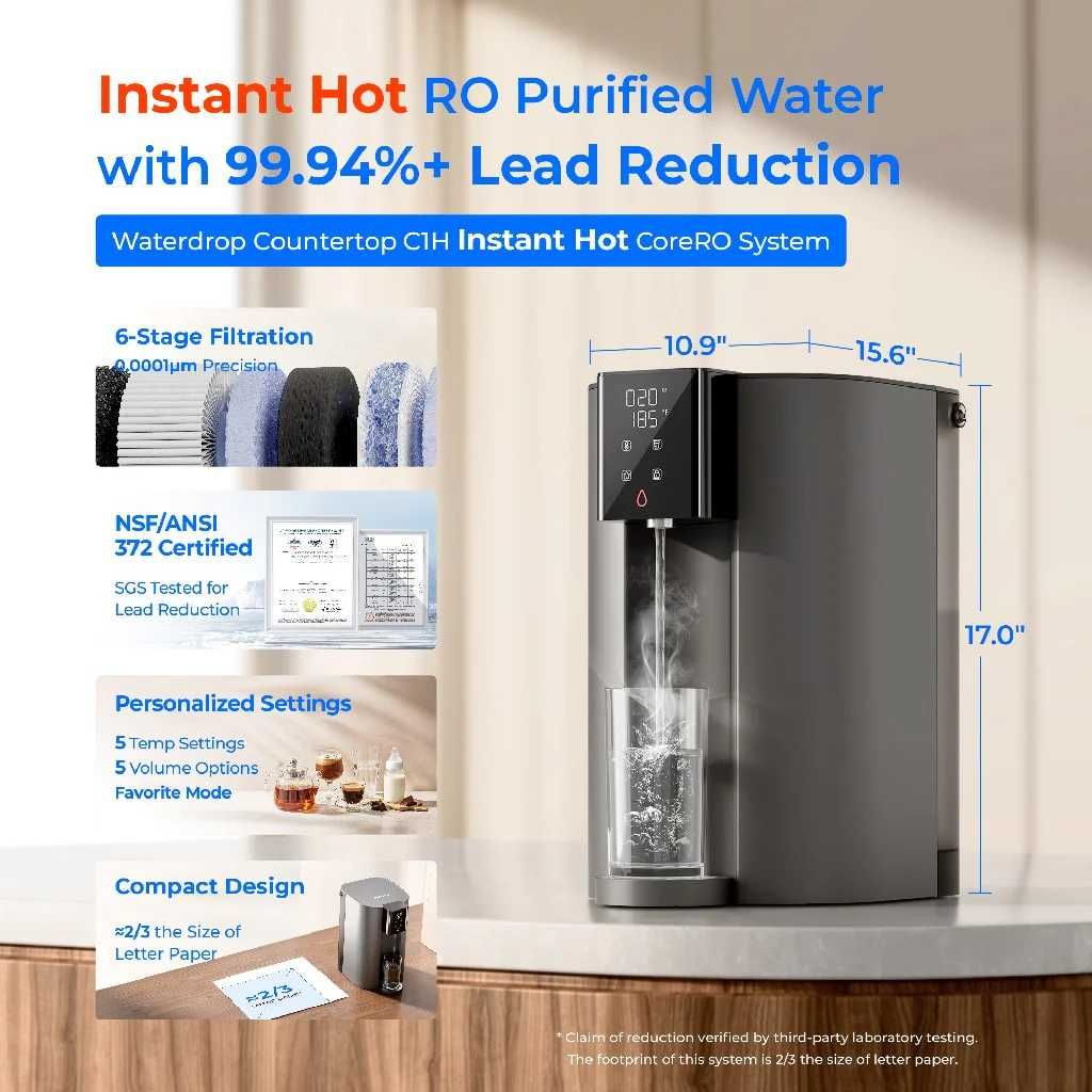 Машина за обратна осмоза Waterdrop C1H