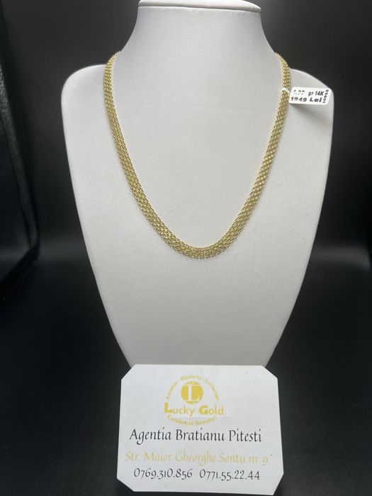 Lant aur 14k 4,99 gr lungimea 40 cm cod 22704