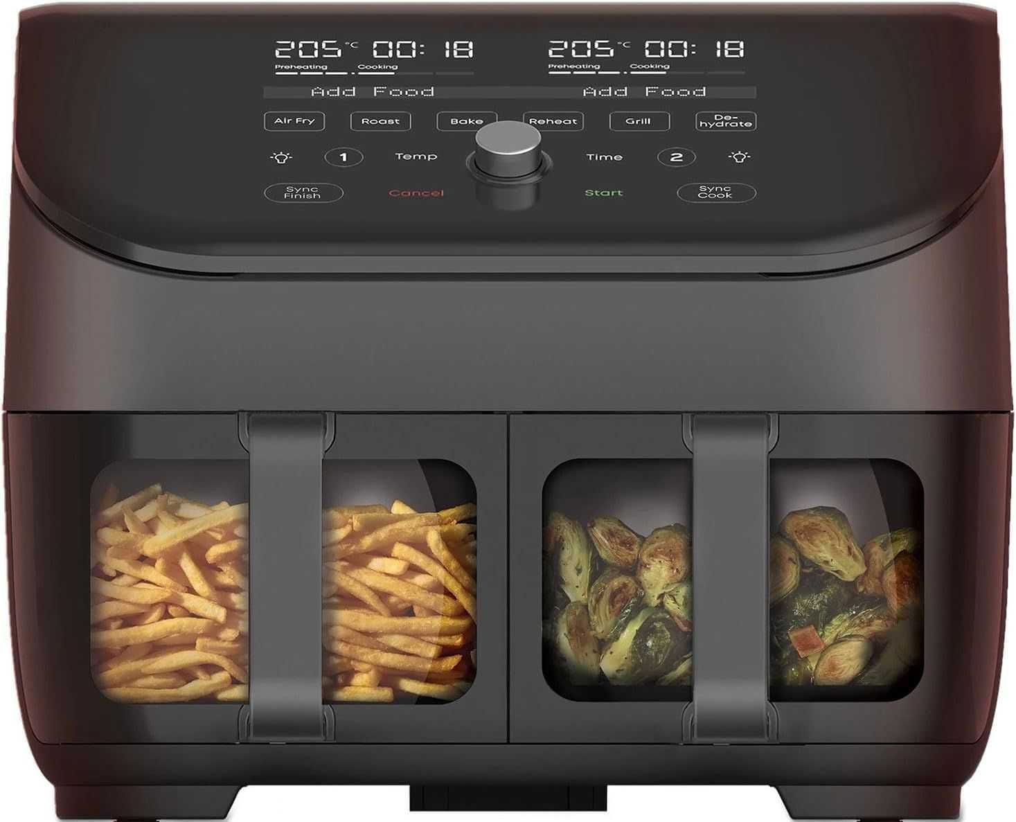 Фритюрник с горещ въздух Instant Pot - Vortex Plus Dual ClearCook