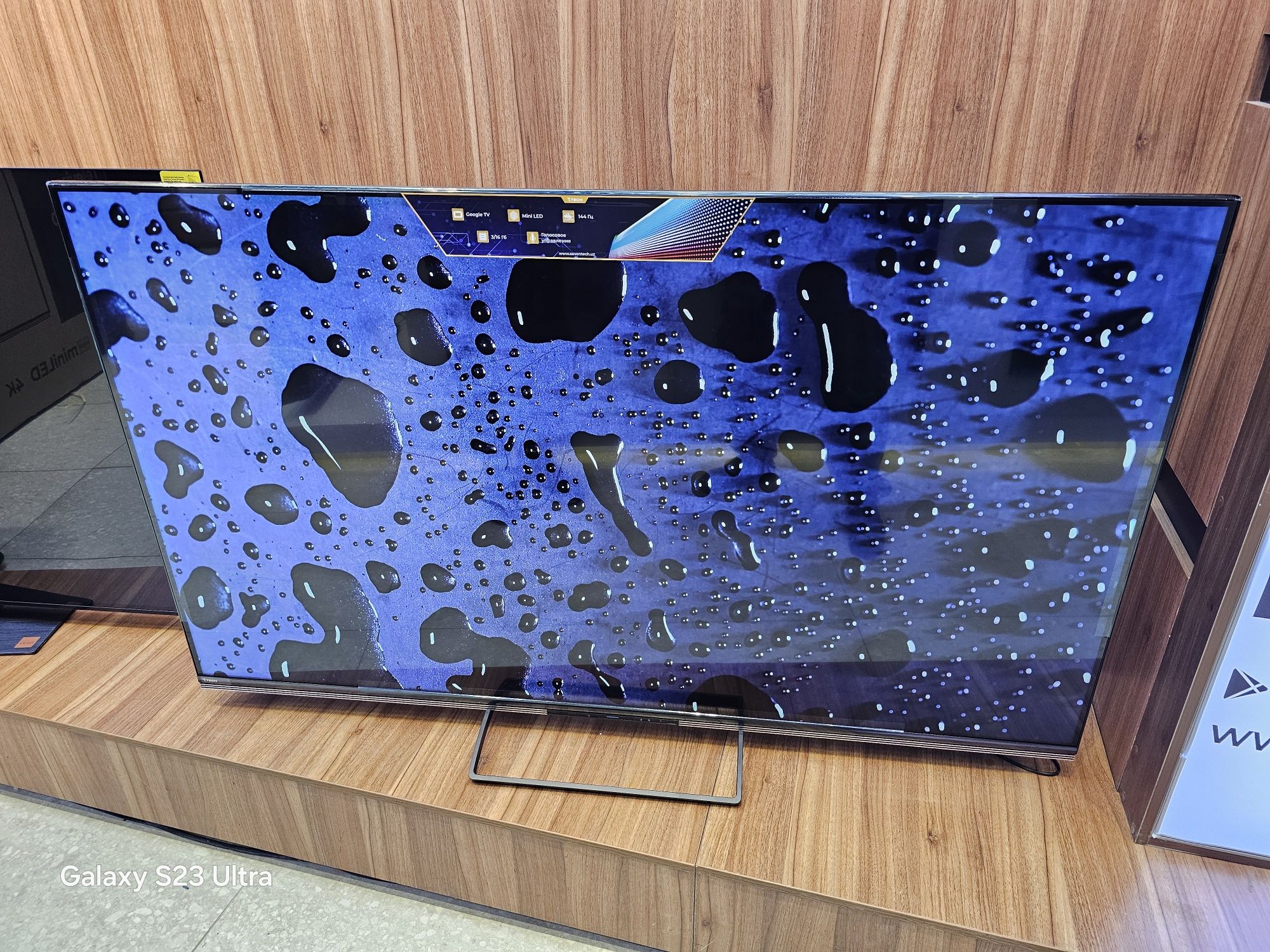 Новинка Music TV Первый В Узбекистане Телевизор 65 7TECH Qled + Karao