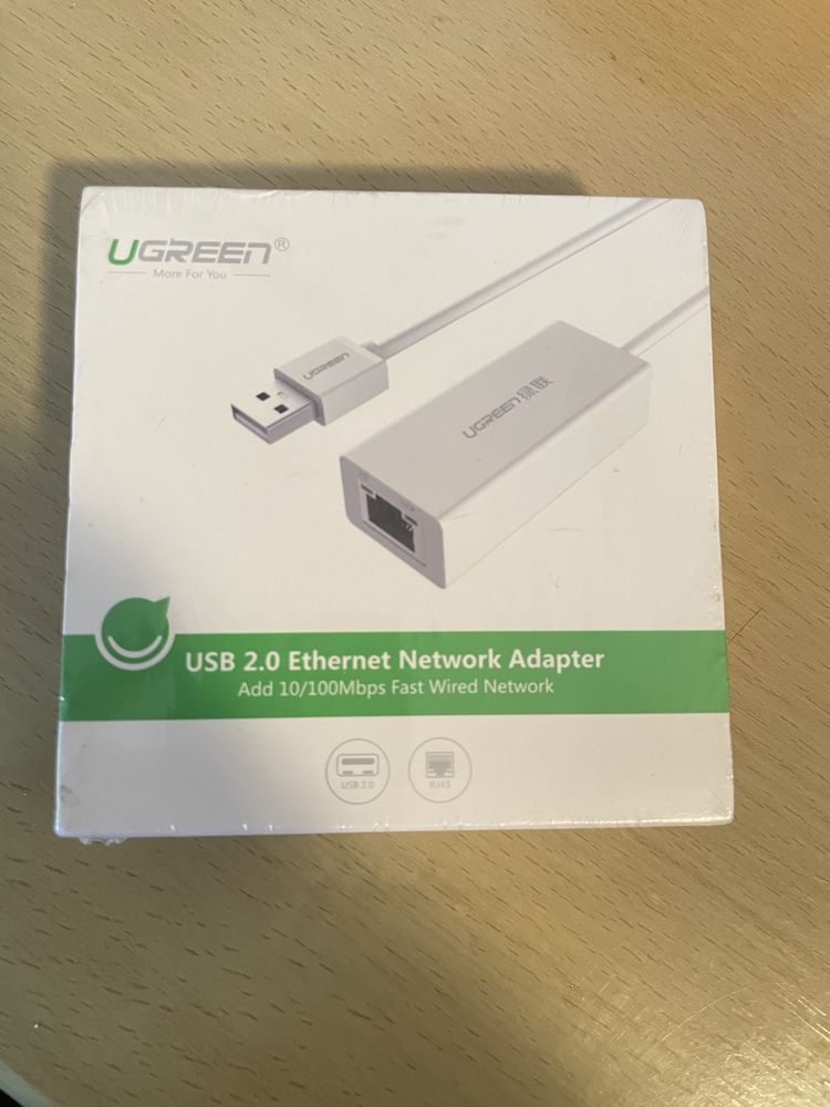 Adaptor placa de retea UGreen USB 2.0 la internet nou nout