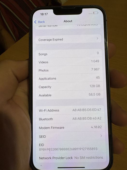Продавам iphone 13 128 gb