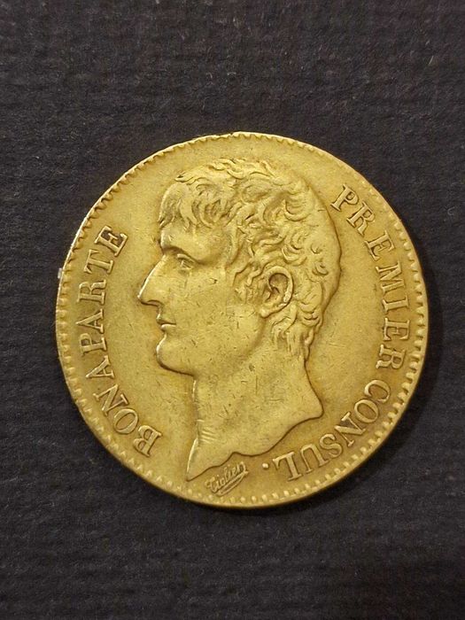 Златна Монета 40Франка Наполеон Консул AN XI-AN12 и Наполеон 1806-AN13