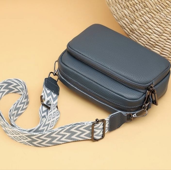 Сумка кросс боди натуральная кожа