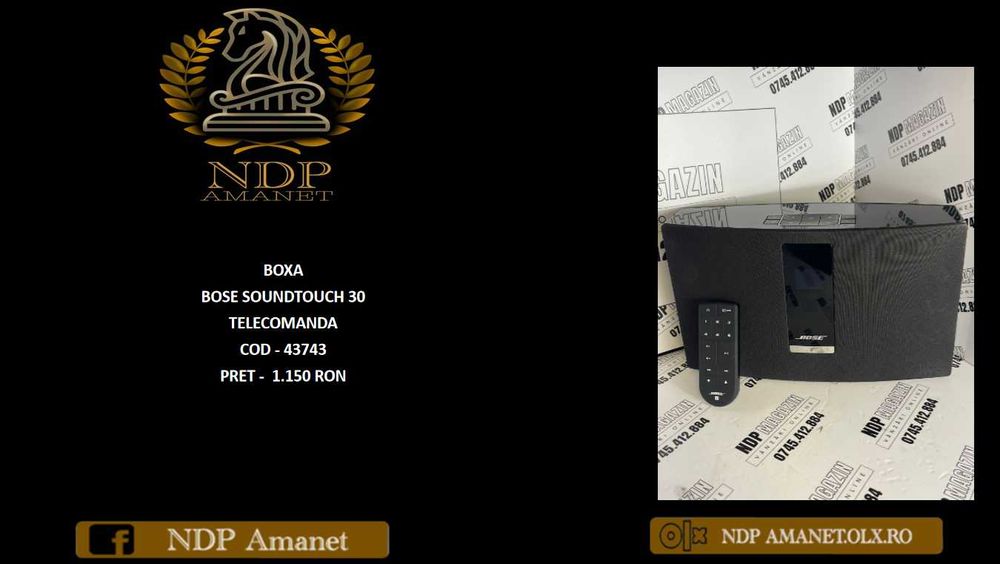 NDP Amanet NON-STOP Bld.Iuliu Maniu 69 BOSE SOUNDTOUCH 30 (43743)