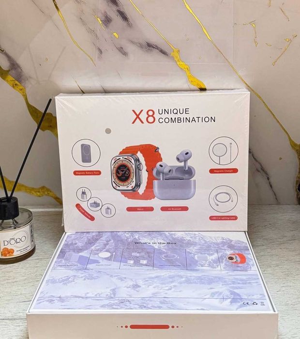 Комплект Смарт Часовник X8