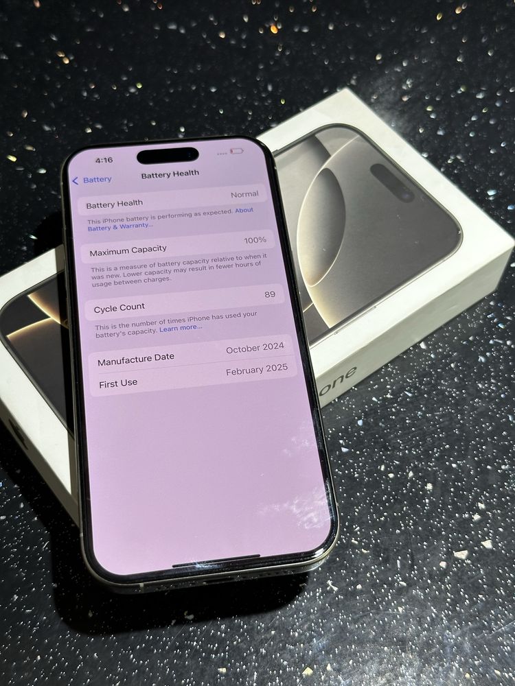 Iphone 16 Pro 128GB Като НОВ! Гаранция!