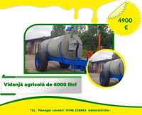 Vidanja agricola 6000 litri