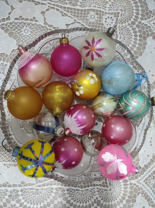 Продам игрушки стеклянные на елку