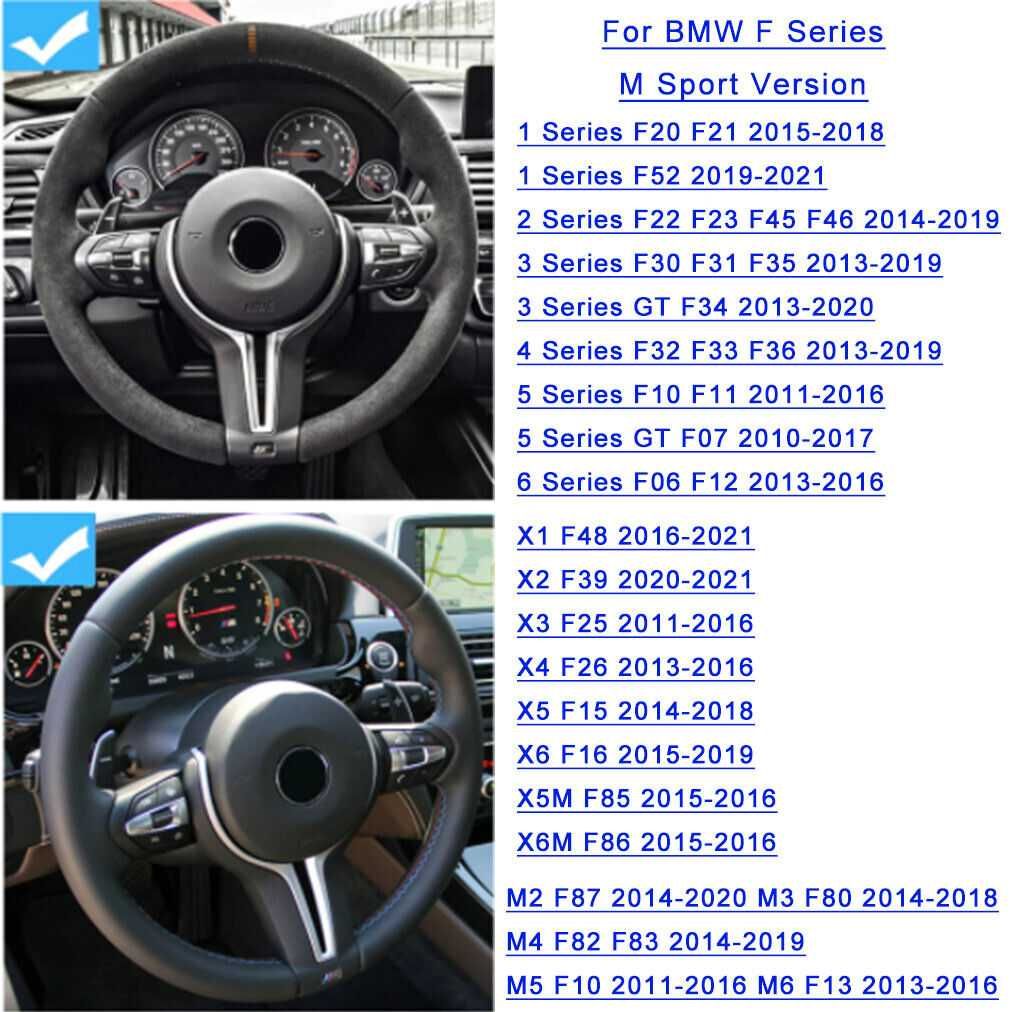 Копче бутон за волан BMW F series F20,F30,F31,F32,F10,F06.. M sport