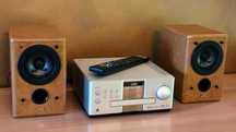 Amplificator stereo / 2.1 audio JVC EX-P1 (CD/DVD) + boxe JVC
