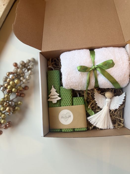 Set cadou craciun/glob personalizat ,ingeras brad ,prosop personalizat