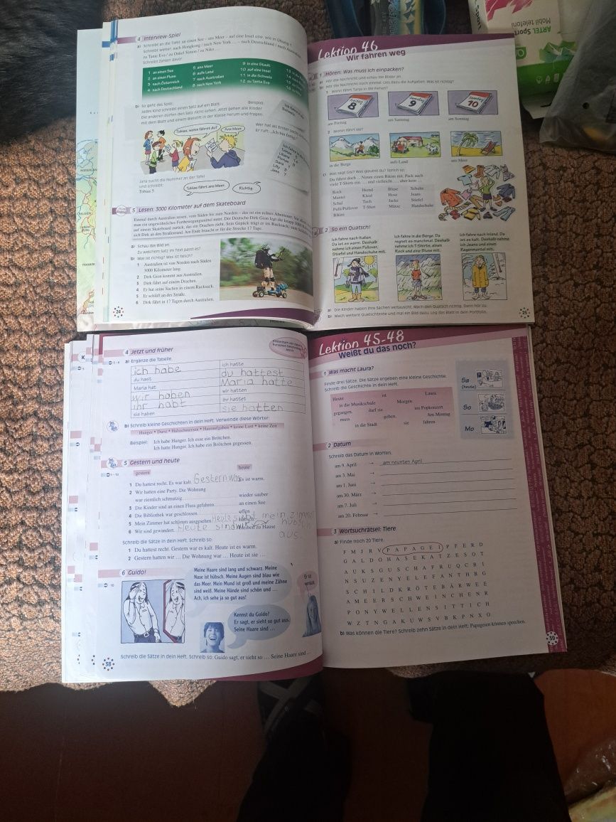 Planetino 1/2/3. Arbeitsbuch. Kursbuch. Deutsch fur Kinder