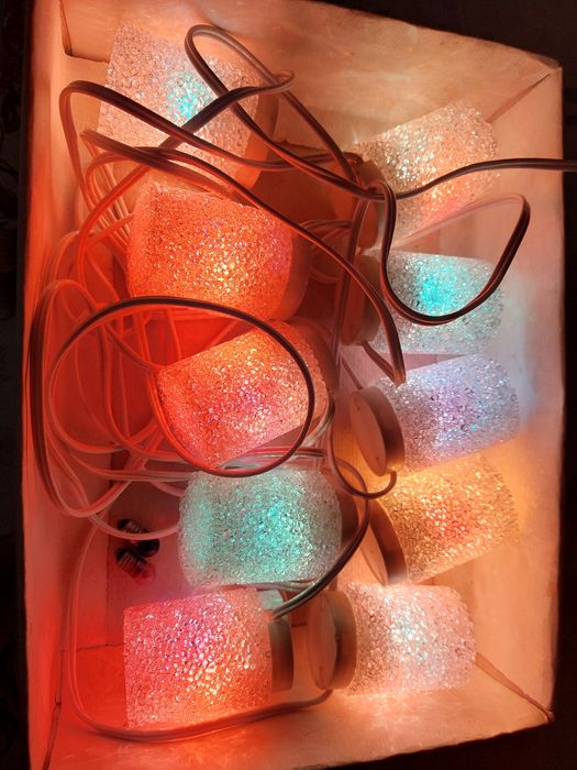 Гирлянда Фонарики Электрогирлянда. Советская