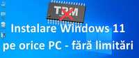 Instalez Windows 10 , 11, + licenta si drivere, deplasare la domiciliu