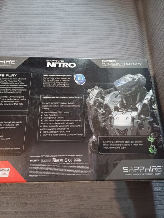 Видео карта Nitro Radeon R9 Fury
