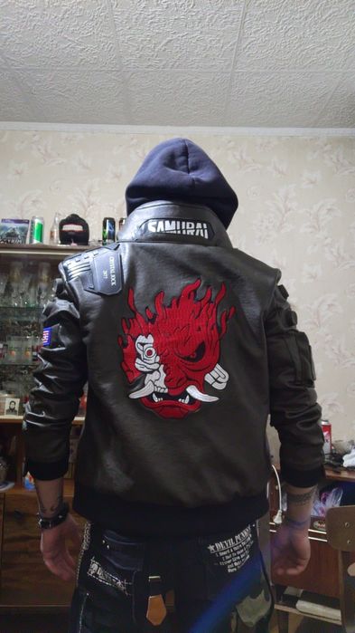 Кожаная Куртка SAMURAI CyberPunk 2077