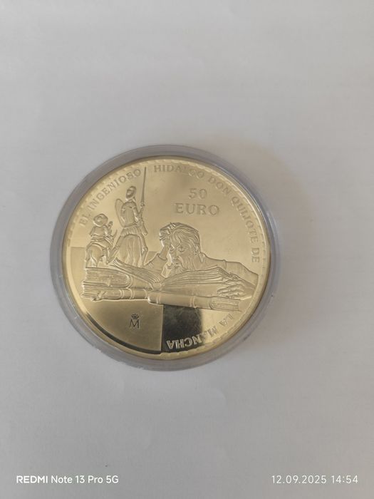 50 евро сребърни Испания Европейски съюз 168.75 гр.